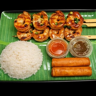 Shrimp Bbq Combo (3 Shrimp Skewers)