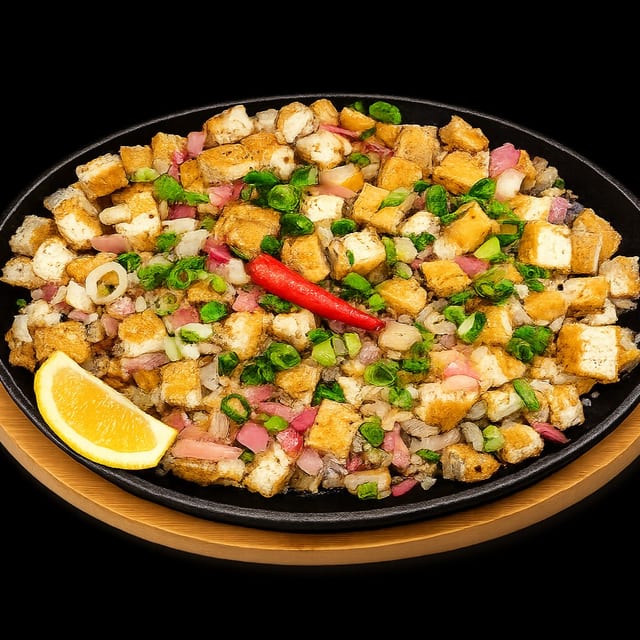 Tokwa (Tofu) Sisig (W/ Rice).