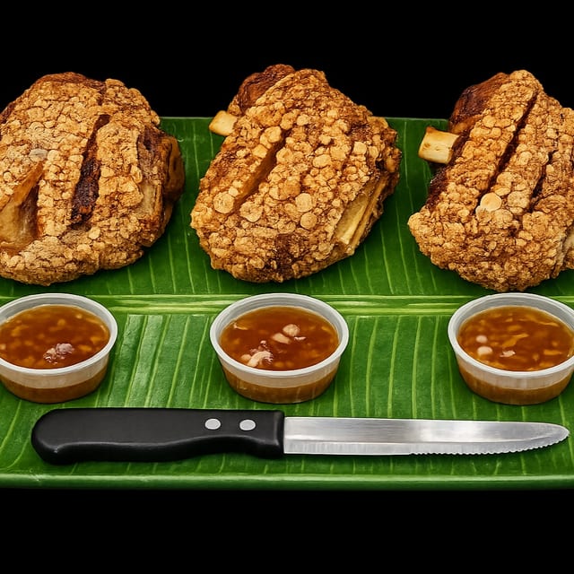 Crispy Pata (3 Fried Pork Hocks).