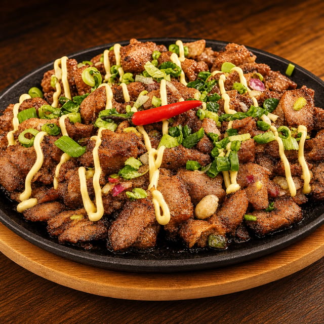 Crispy Pork Belly Sisig  (W/ Rice).