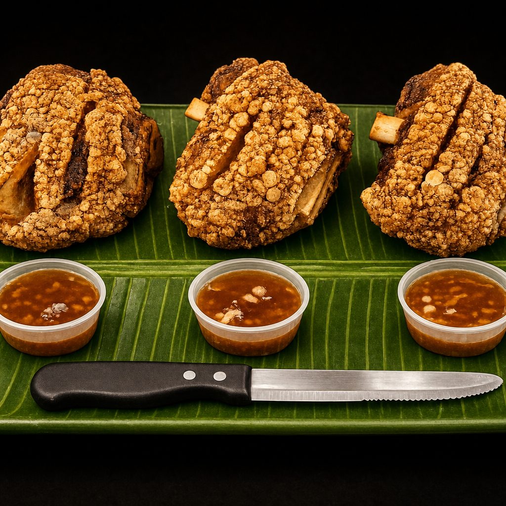 Crispy Pata (3 Fried Pork Hocks).