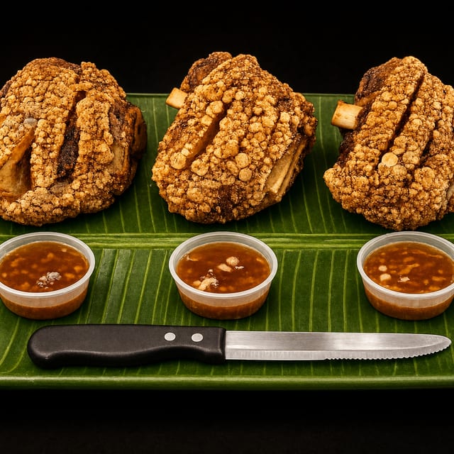 Crispy Pata (3 Fried Pork Hocks).