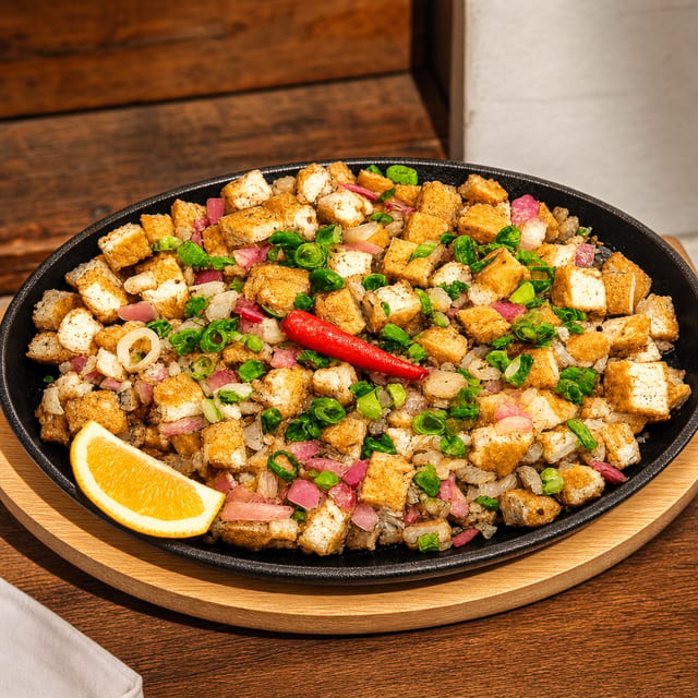 Tokwa (Tofu) Sisig (W/ Rice).