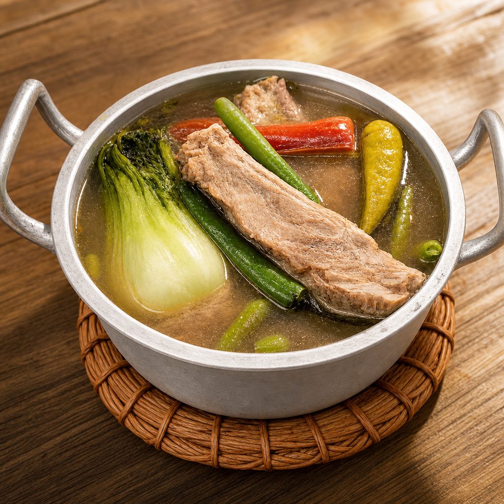 Sinigang (Sour Soup).