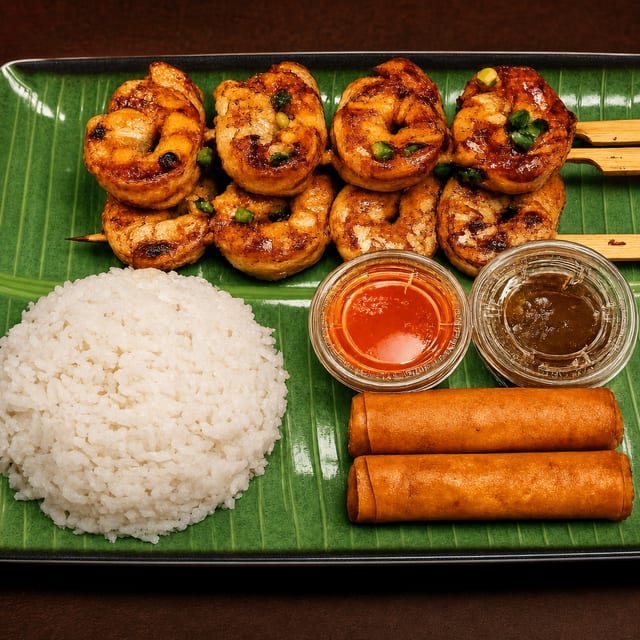 Shrimp Bbq Combo (3 Shrimp Skewers).