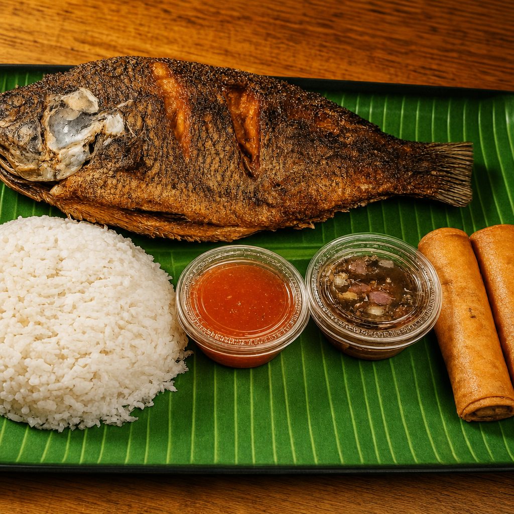 Fried Tilapia Combo.