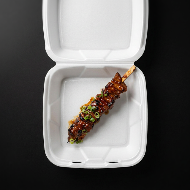 1 Pork Bbq Skewer.